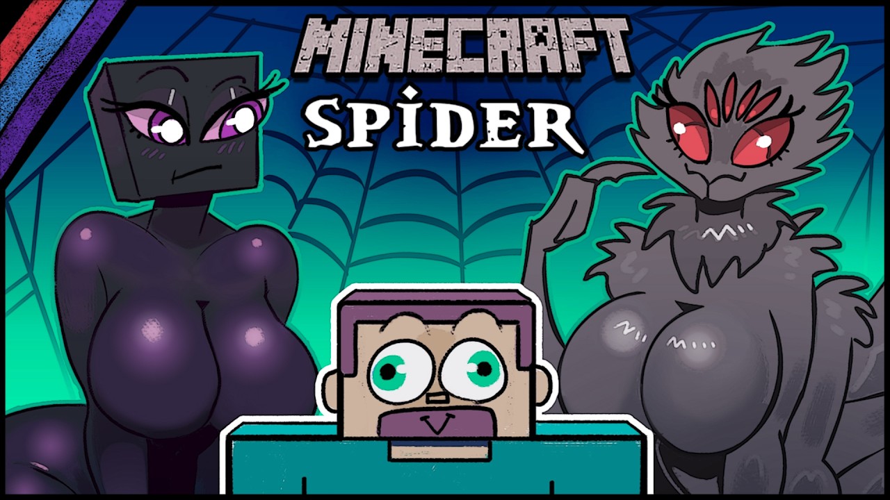 I found a female SPIDER in Minecraft! Animation