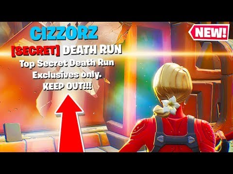 I FOUND CIZZORZ SECRET FORTNITE DEATHRUN PRACTICE!