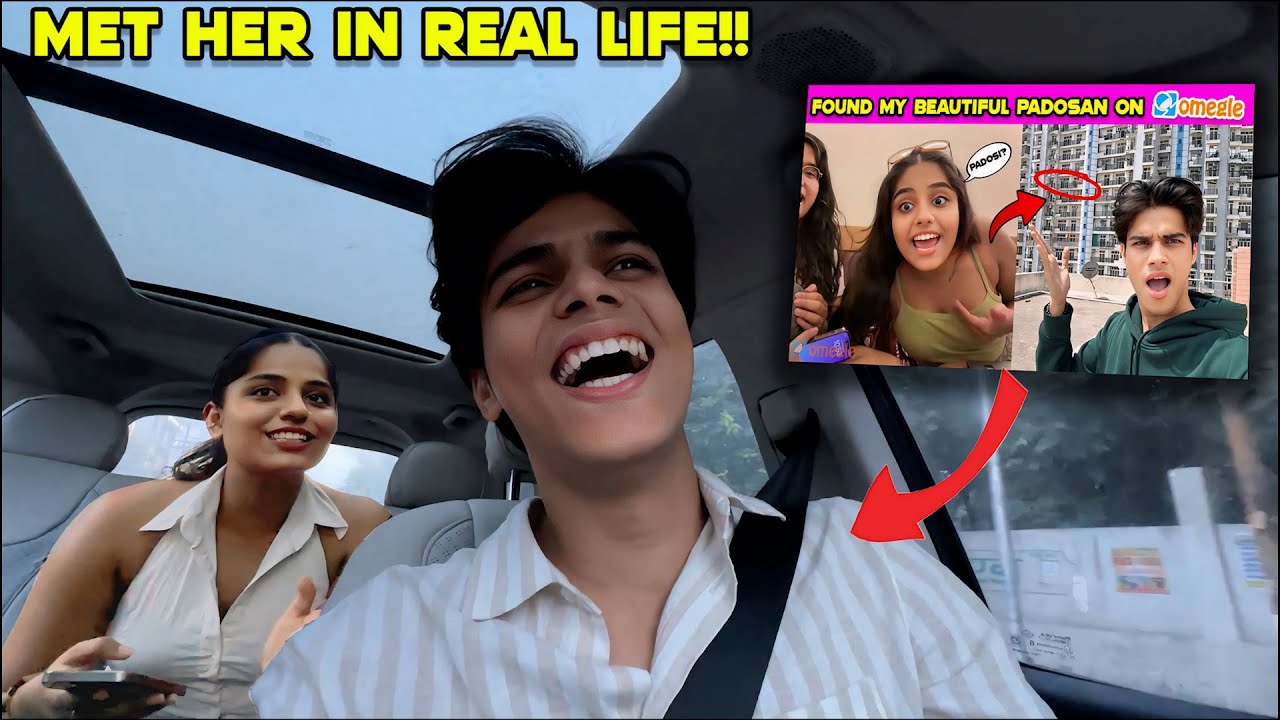 I found MY Beautiful Neighbour on omegle 😍 || omegle to real life