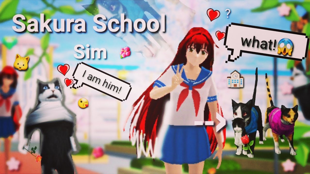 I found my lost kitty?!😱Sakura School Sim || Gameplay ||