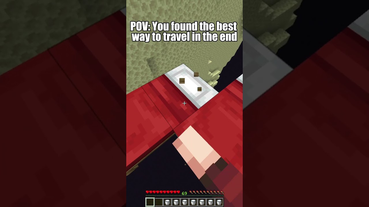 I found the best bridging method! #lifestealsmp #minecraft #smp #survival #minecraftmeme #lifesteal