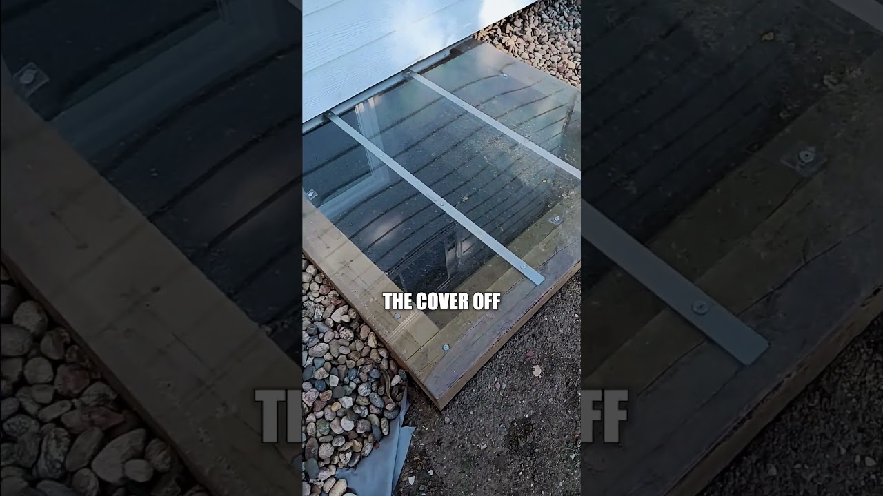 I Found the Coolest Egress Window  #homeinspection #windows #escape