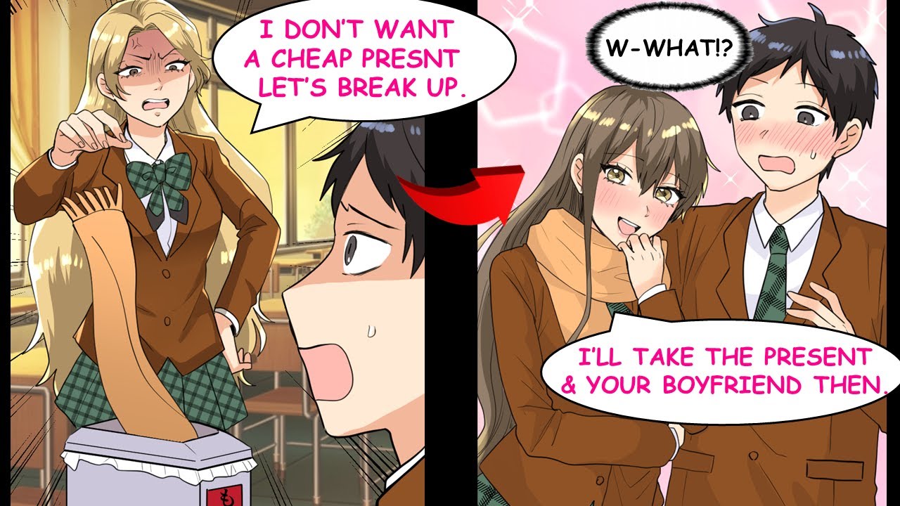 I Gave My GF a Handmade Present, Then She Dumped Me! But the Prettiest in School Said...【Manga】