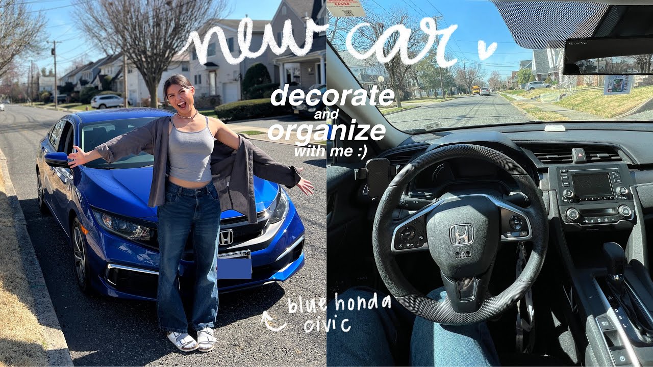 I GOT A CAR 💙 (decorate and organize with me!!) + AMAZON finds