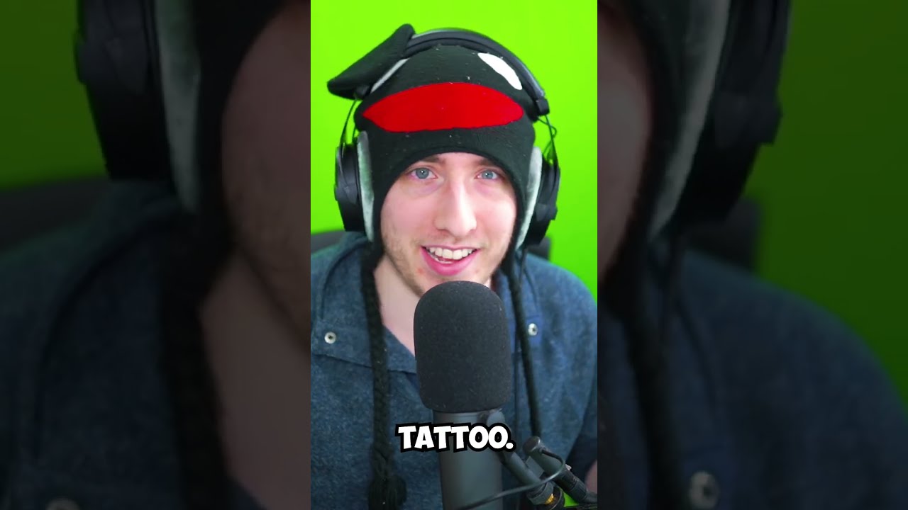 I Got a ROBLOX TATTOO In Real Life.. #shorts