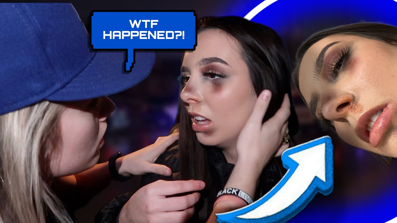 I GOT BEAT UP PRANK ON GIRLFRIEND!! *SHE GOES CRAZY*