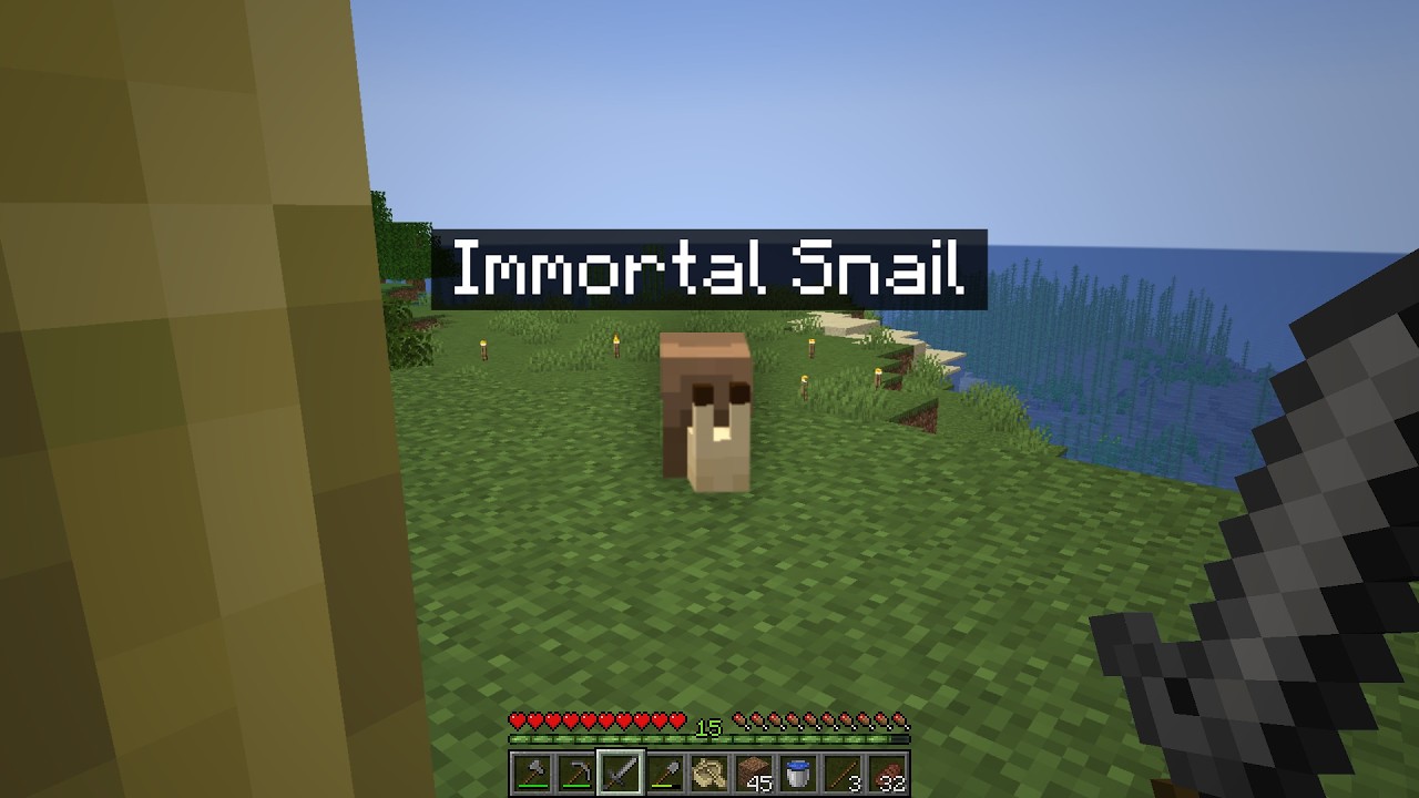 I Got Hunted By The Immortal Snail In Minecraft
