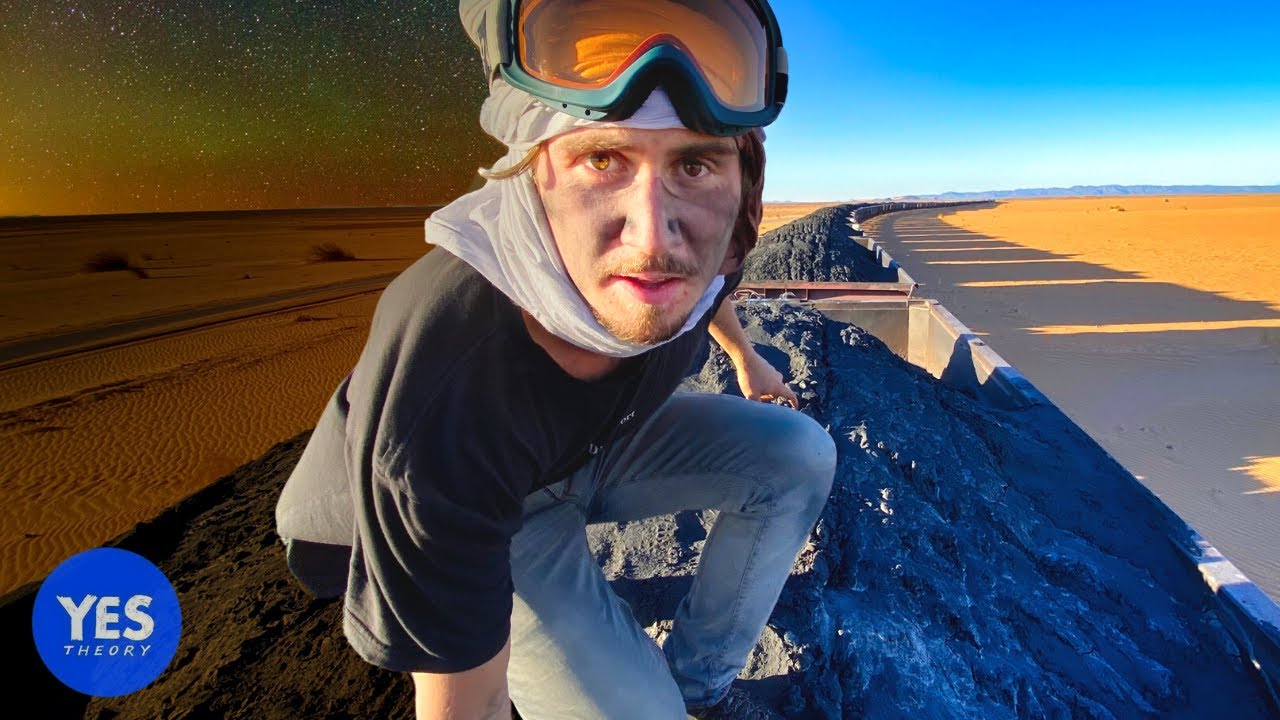 I Hitchhiked the World's Deadliest Train (20hrs across the Sahara)