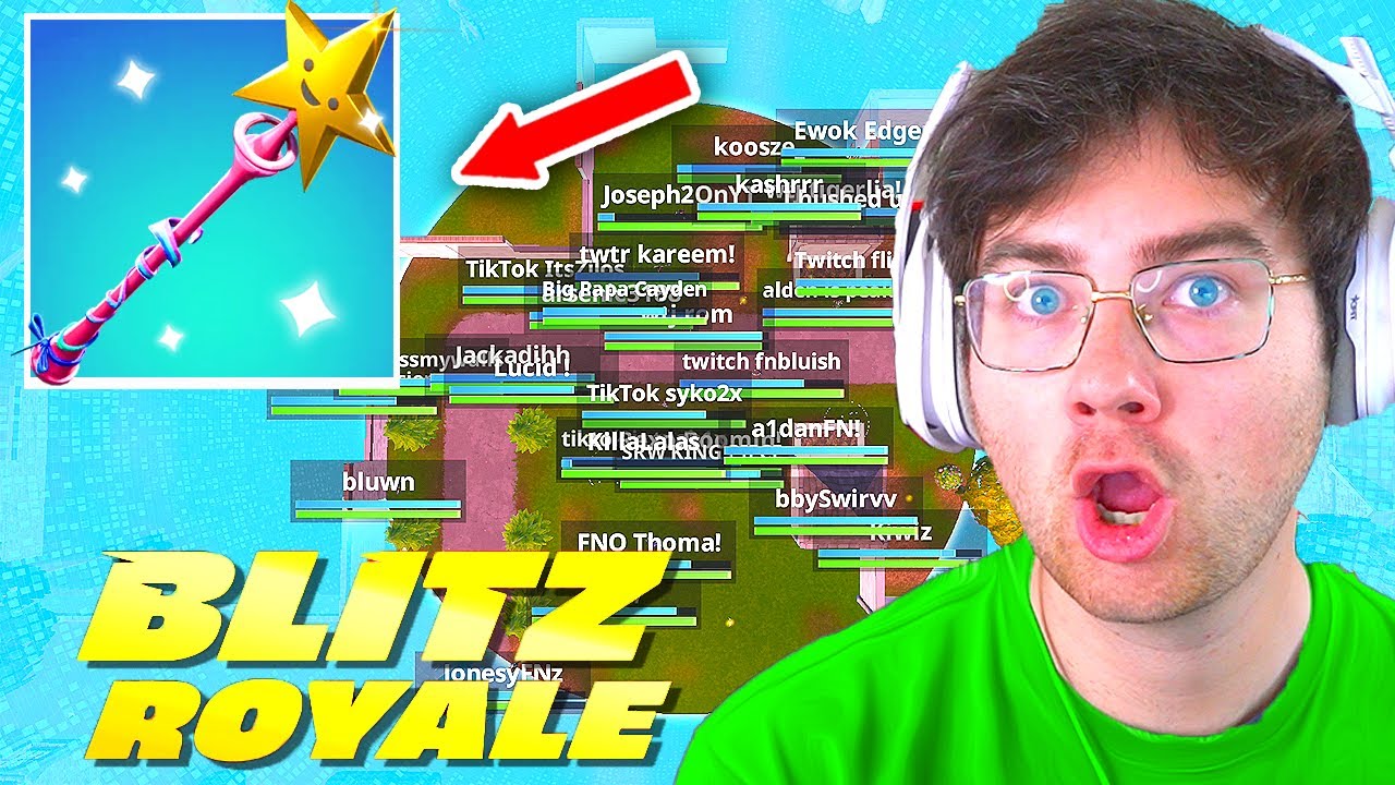 I Hosted a Pickaxe Only BLITZ ROYALE Tournament! (insane)