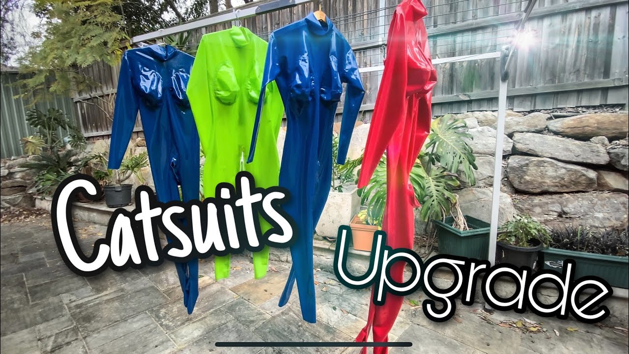 I Just Received 4 New Latex Catsuits!