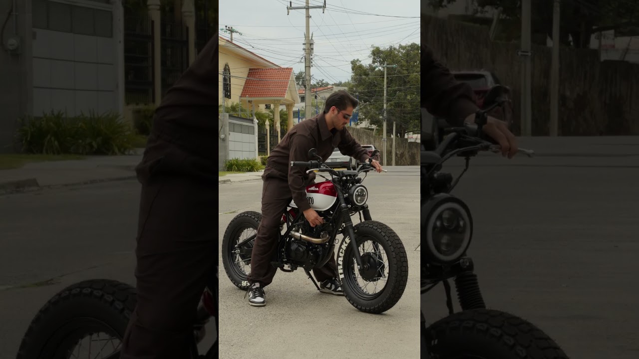 I like this ☝🏼🔥 #honda #150cc #tracker #custombike #motocicleta