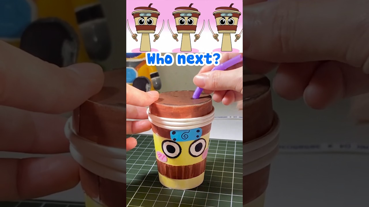 I Made a Cappuccino Assassino Sprunki OC | DIY Fold #shorts #sprunki
