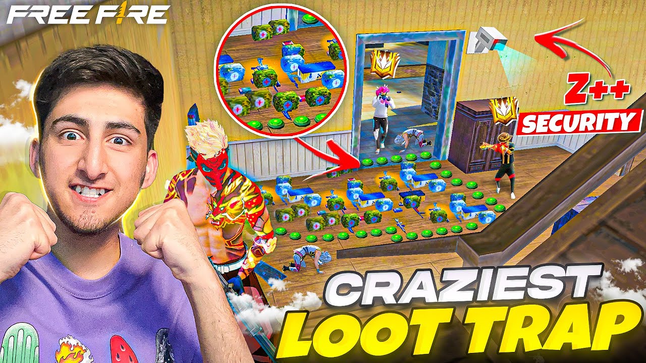 I Made A Loot Trap In Free Fire🤣😍Funniest Match Ever [A_s Gaming] - Free Fire India