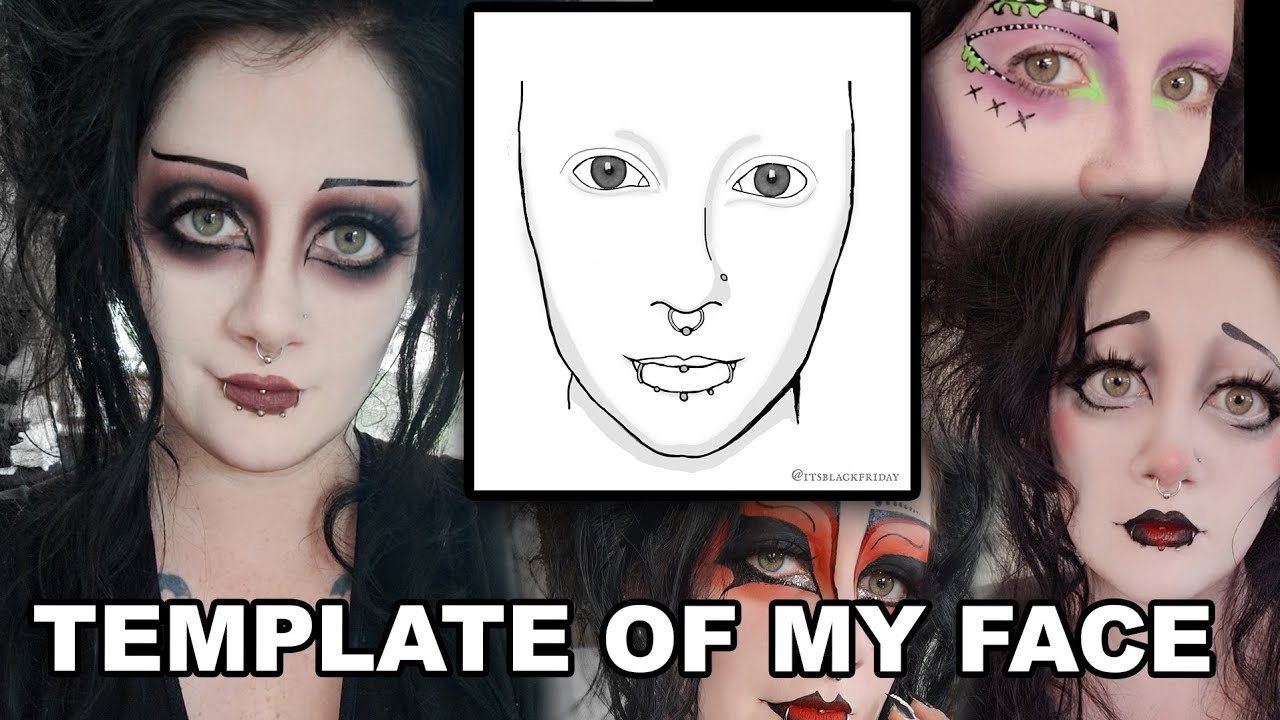 I Made a Makeup Template of My Face - Followers Design My Makeup | Black Friday