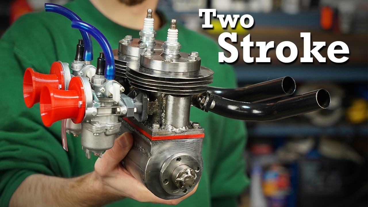I Made a Two-Cylinder Engine from Scratch