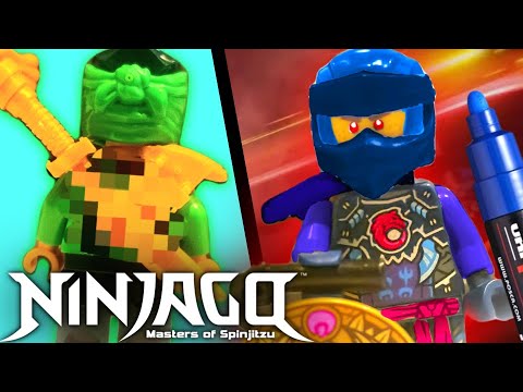 I made my own Ninjago Dragons Rising Tricks!