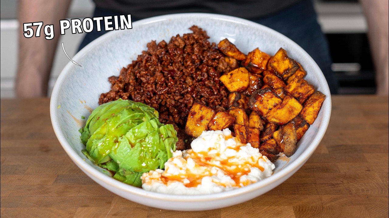 I Made The Hot Honey Beef Bowl With 57g Of Protein