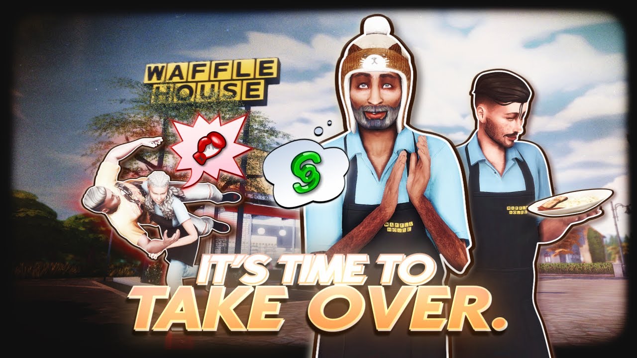 I Opened a Waffle House in The Sims 4 🥞💰