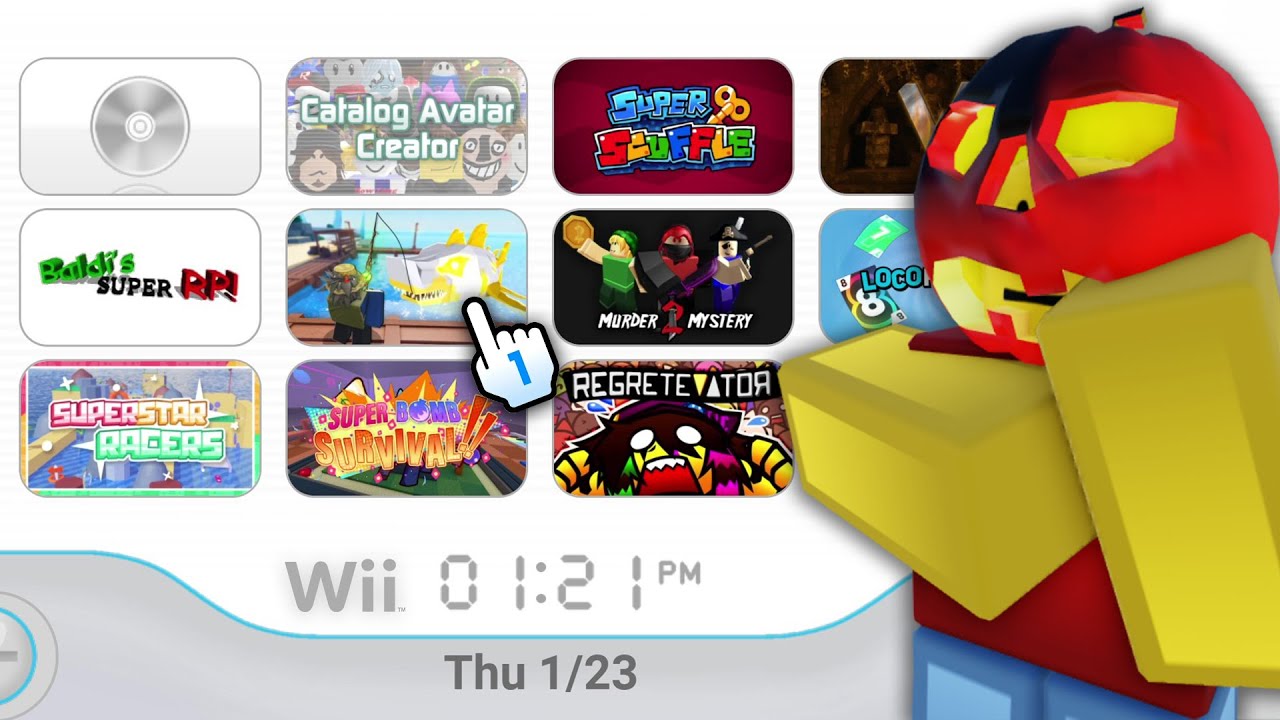 I PLAYED ROBLOX ON THE WII???