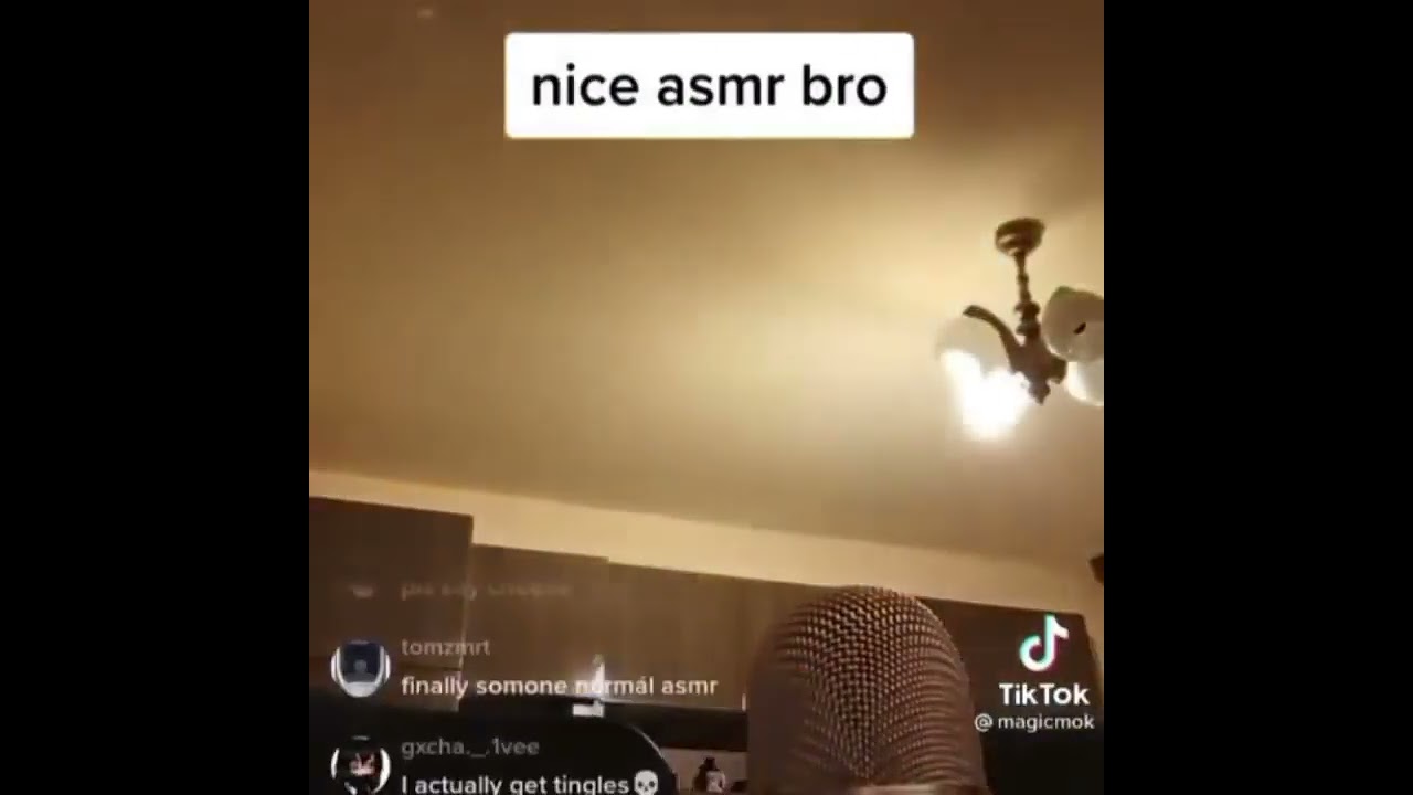 I prefer this Asmr compared to some bitch licking whole dam mic 😂