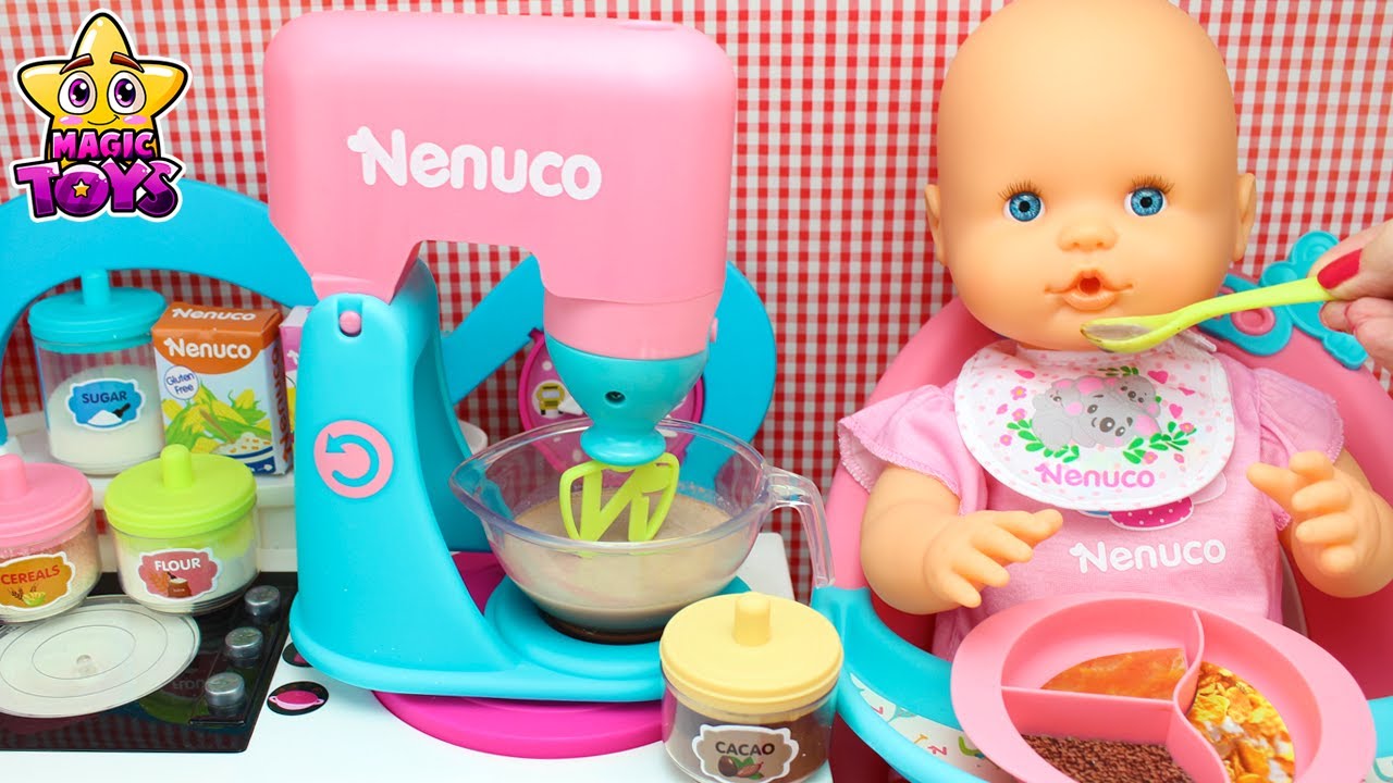 I prepare the PAPILLA and MEALS to my Baby NENUCO What do we eat today?