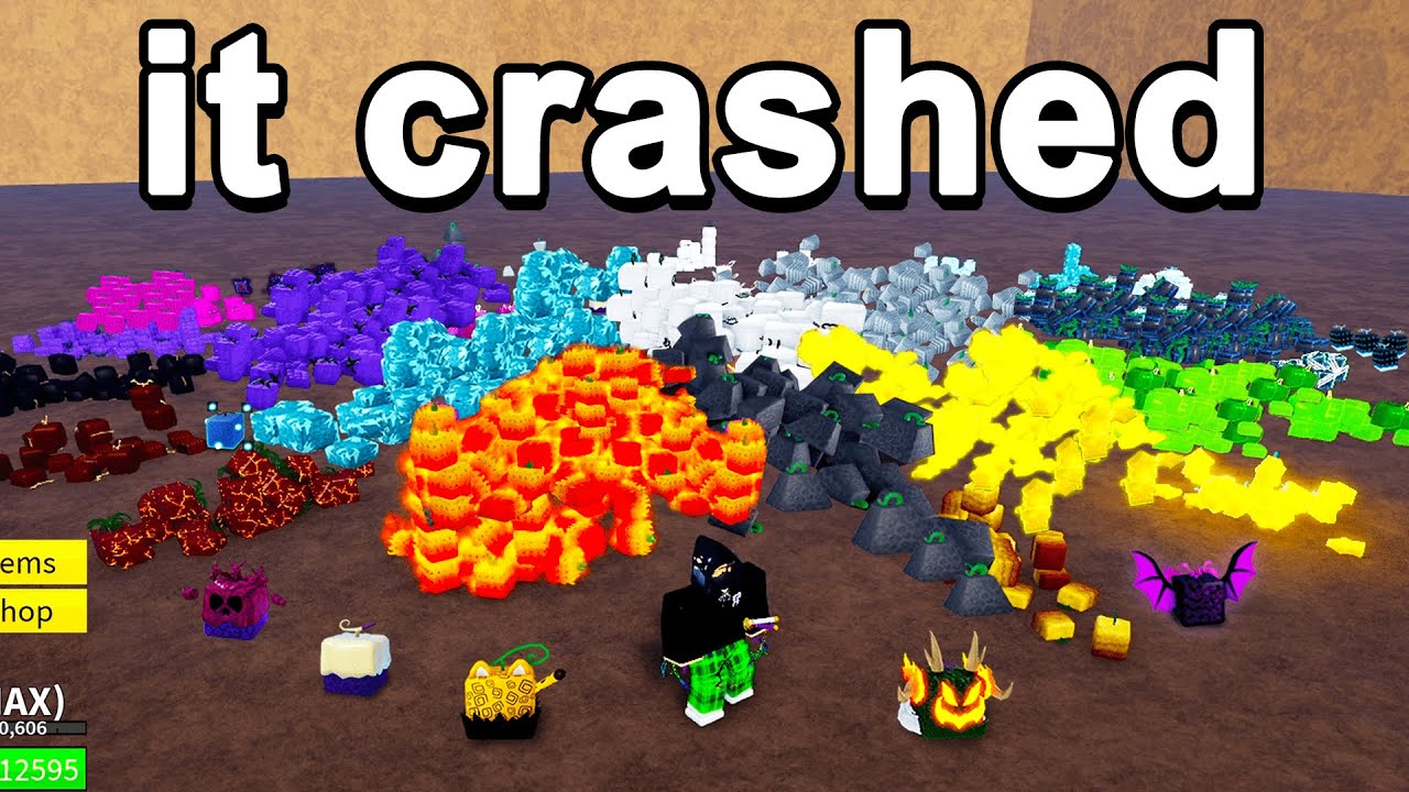 I Rolled 10,000 Fruits in Blox Fruits