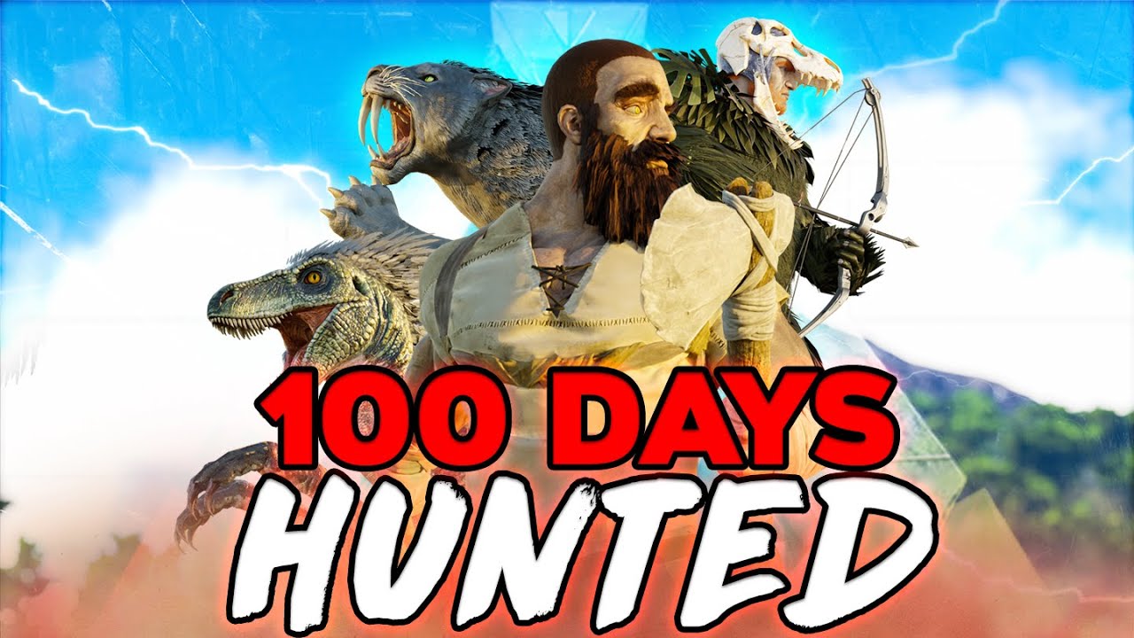 I Spent 100 Days being hunted in Ark Survival Evolved and Here's What Happened