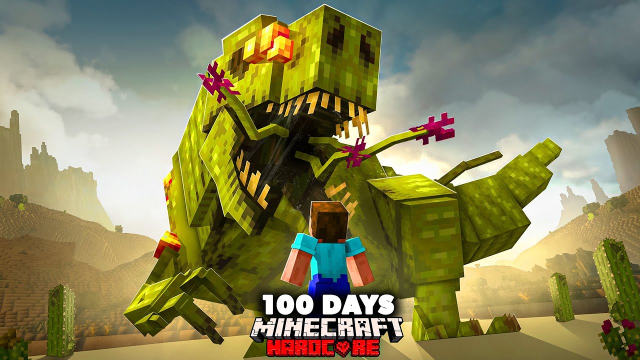I Spent 100 Days in an Evolved Flood Infection in Hardcore Minecraft... Here's What Happened