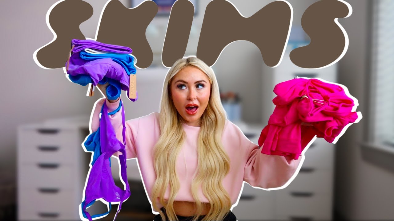 I SPENT $500 ON SKIMS & THIS IS WHAT IT GOT ME....*huge SKIMS try-on clothing haul!* NEW AT SKIMS!