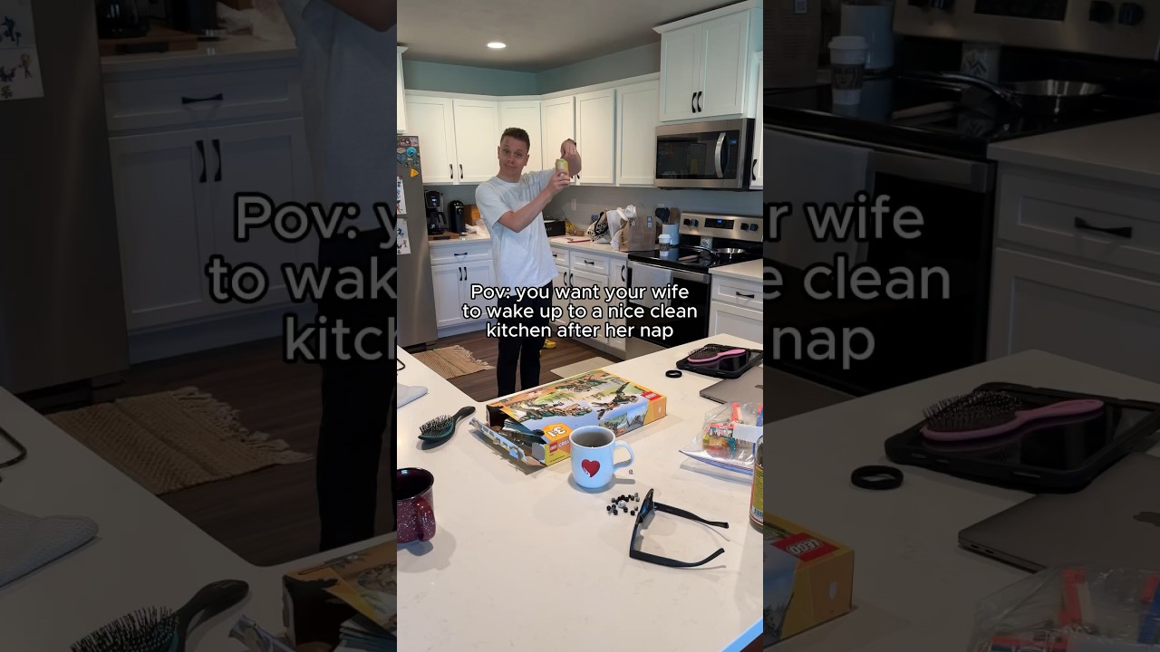 I surprised my wife! #cleaning #satisfying #cleanwithme #cleaningmotivation