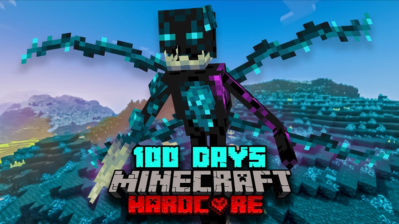 I Survived 100 Days in the Sculk Apocalypse in Hardcore Minecraft