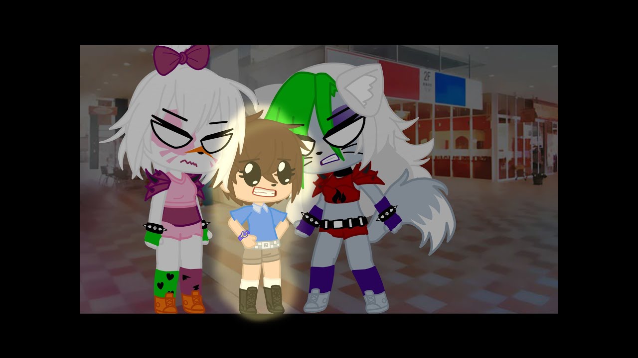 “I swallowed a flashlight!! ^^” // Meme // FNaF Security Breach // Gregory, Chica + Roxy ft. Moon