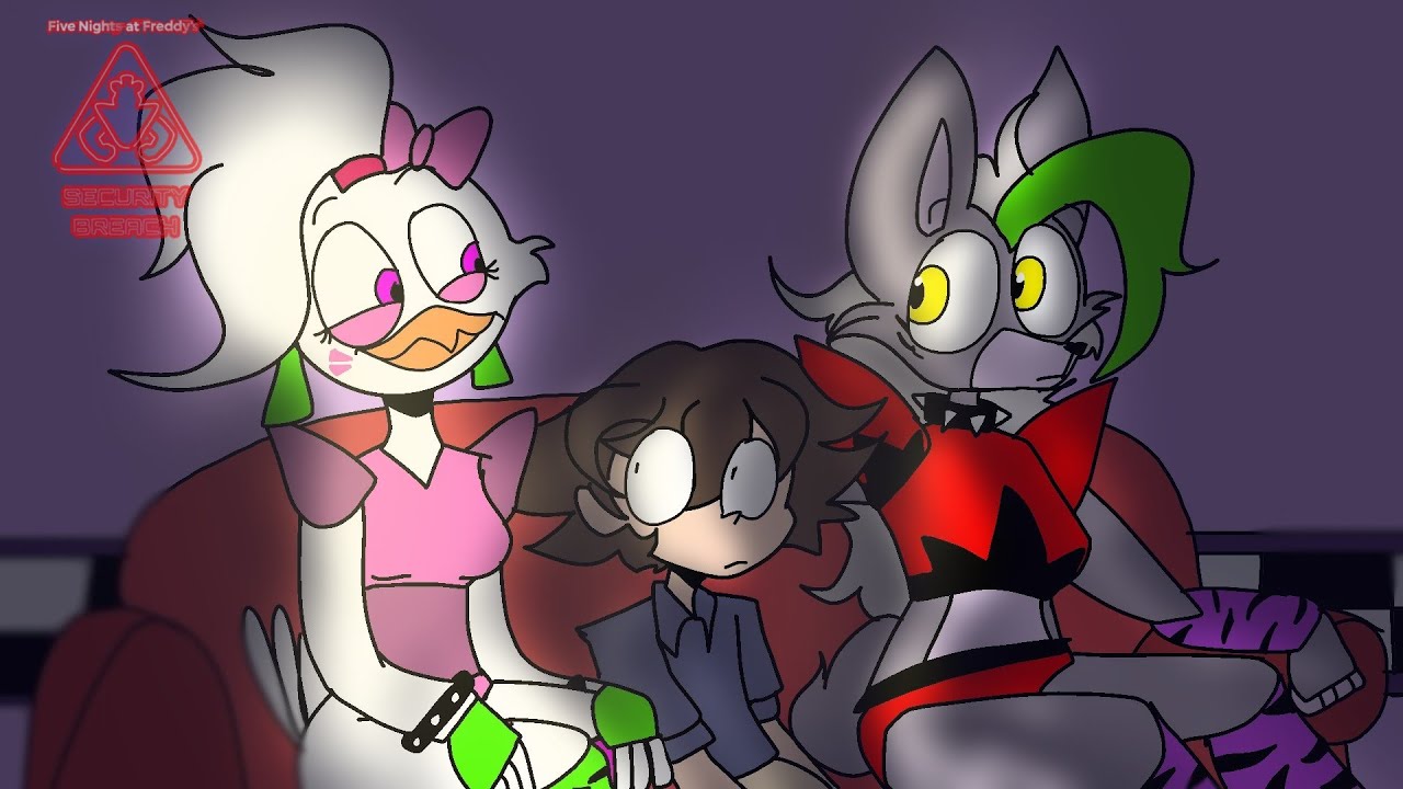 I swallowed a flashlight // FNAF ANIMATION // FT. Roxanne wolf, Gregory, Glamrock Chica