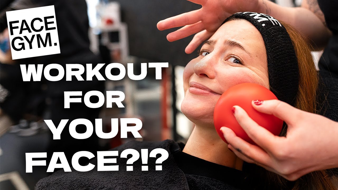 I tried a facial workout at FACE GYM to depuff and snatch my face (did it WORK!?!)