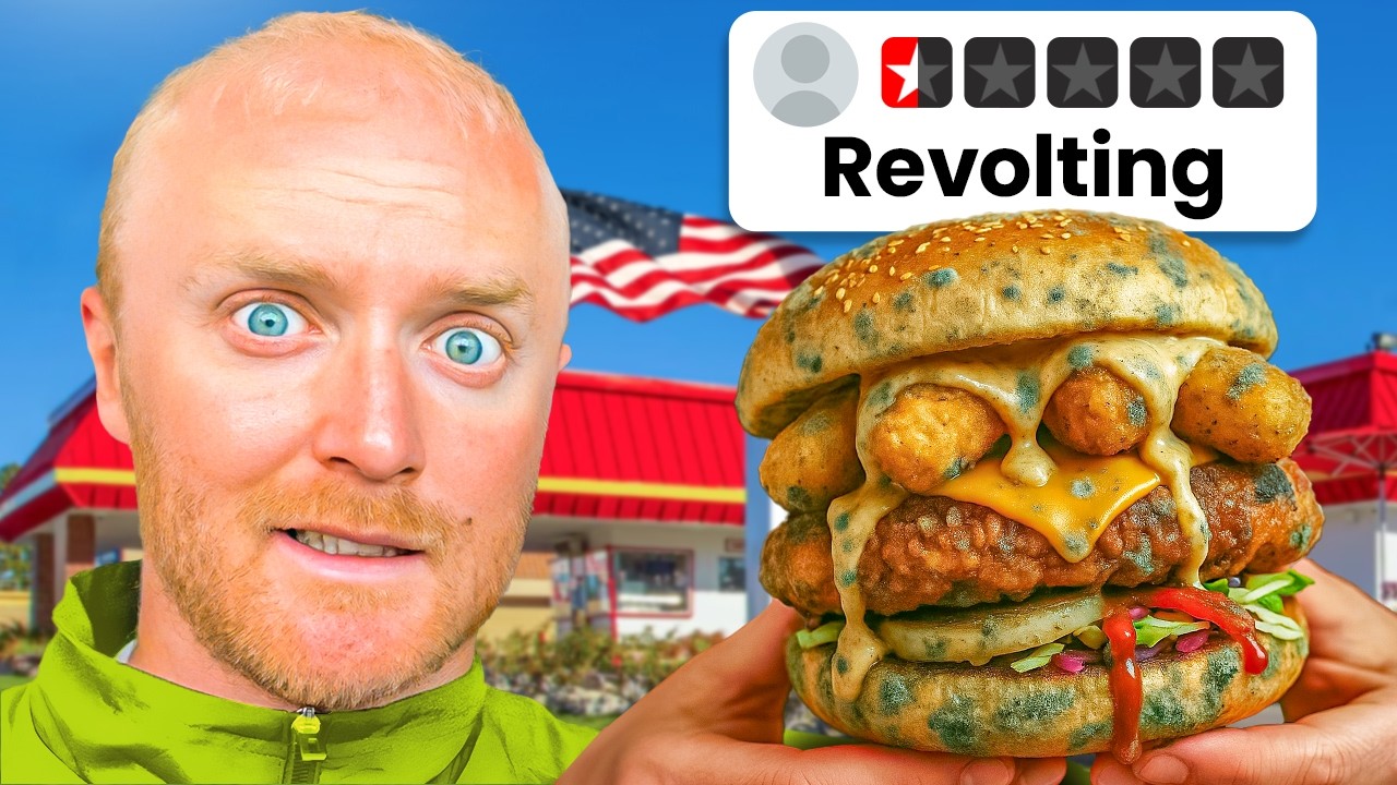 I Tried AMERICAN Fast Foods!