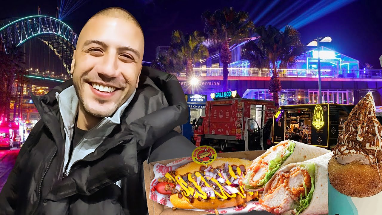 I Tried The Food Trucks at Sydney’s Vivid Light Festival (Ft Spanian)