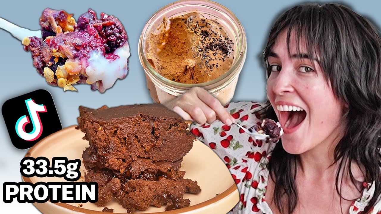 I Tried TikTok's Viral High-Protein Vegan Desserts