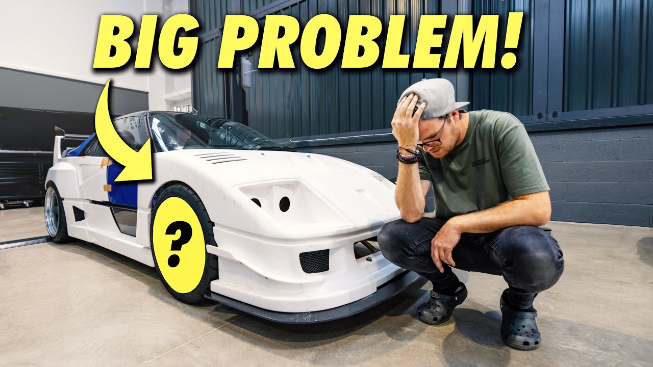 I tried to fit FERRARI wheels to my Liberty Walk AZ1...