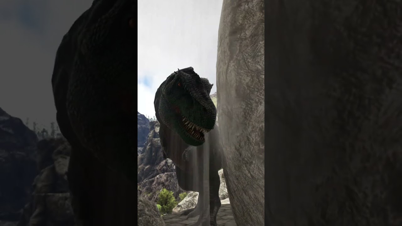 I Try To Steal Rex Egg But This Happened  #ark #arksurvivalevolved #trending #dinosaur #memes #meme