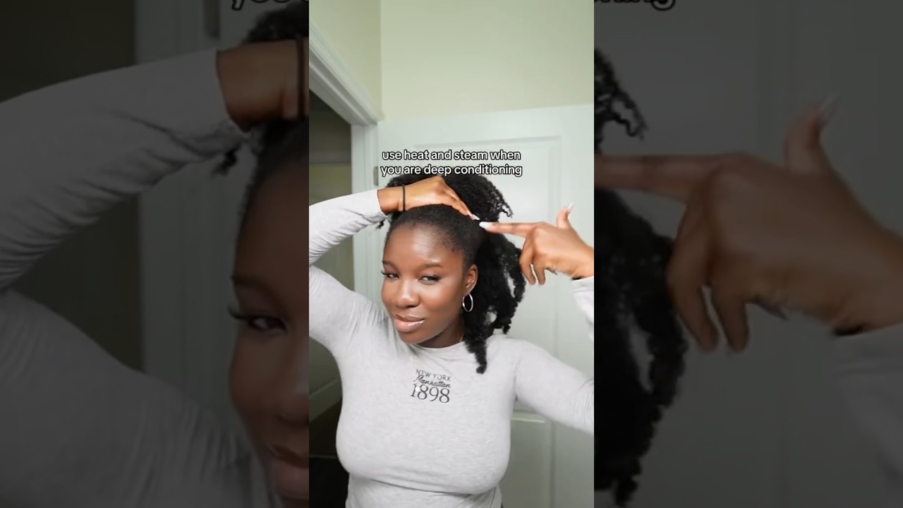 I used to struggle a lot with my low porosity hair 🤦🏾‍♀️ #naturalhair #4chair