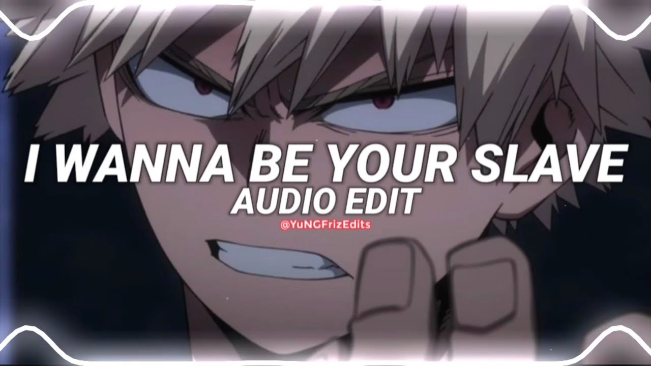i wanna be your slave - måneskin [edit audio]