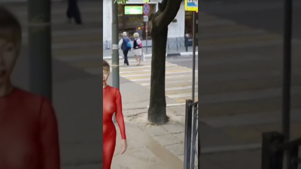 I was a little Shy Wearing this Red Jumpsuit in the Public Streets