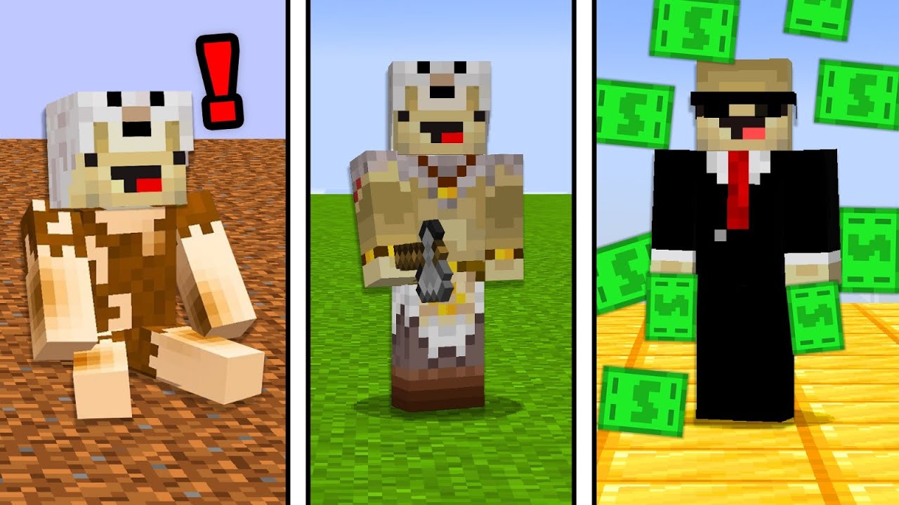 I Went from POOR to RICH on Minecraft!