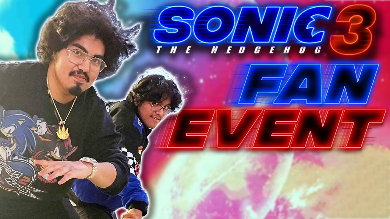 I Went To The SONIC MOVIE 3 AMC Fan Event! (I Cried!)