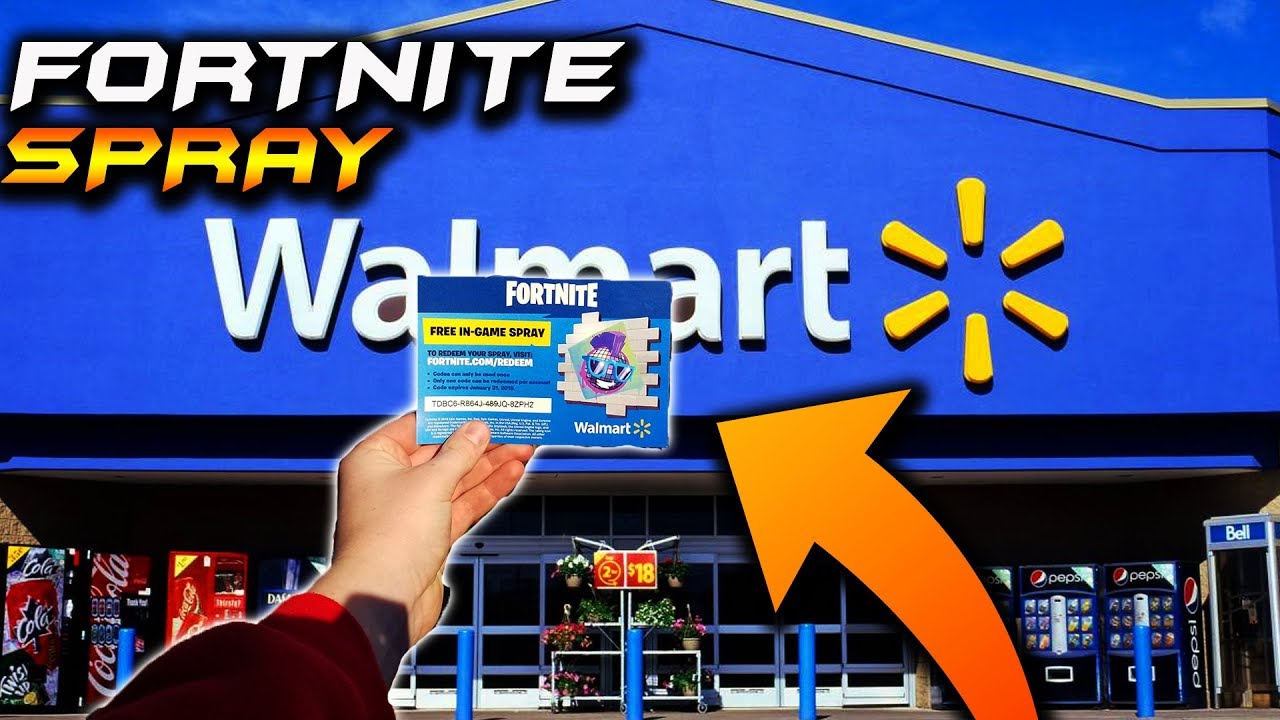 I Went To Walmart Just To Get A Fortnite Spray...