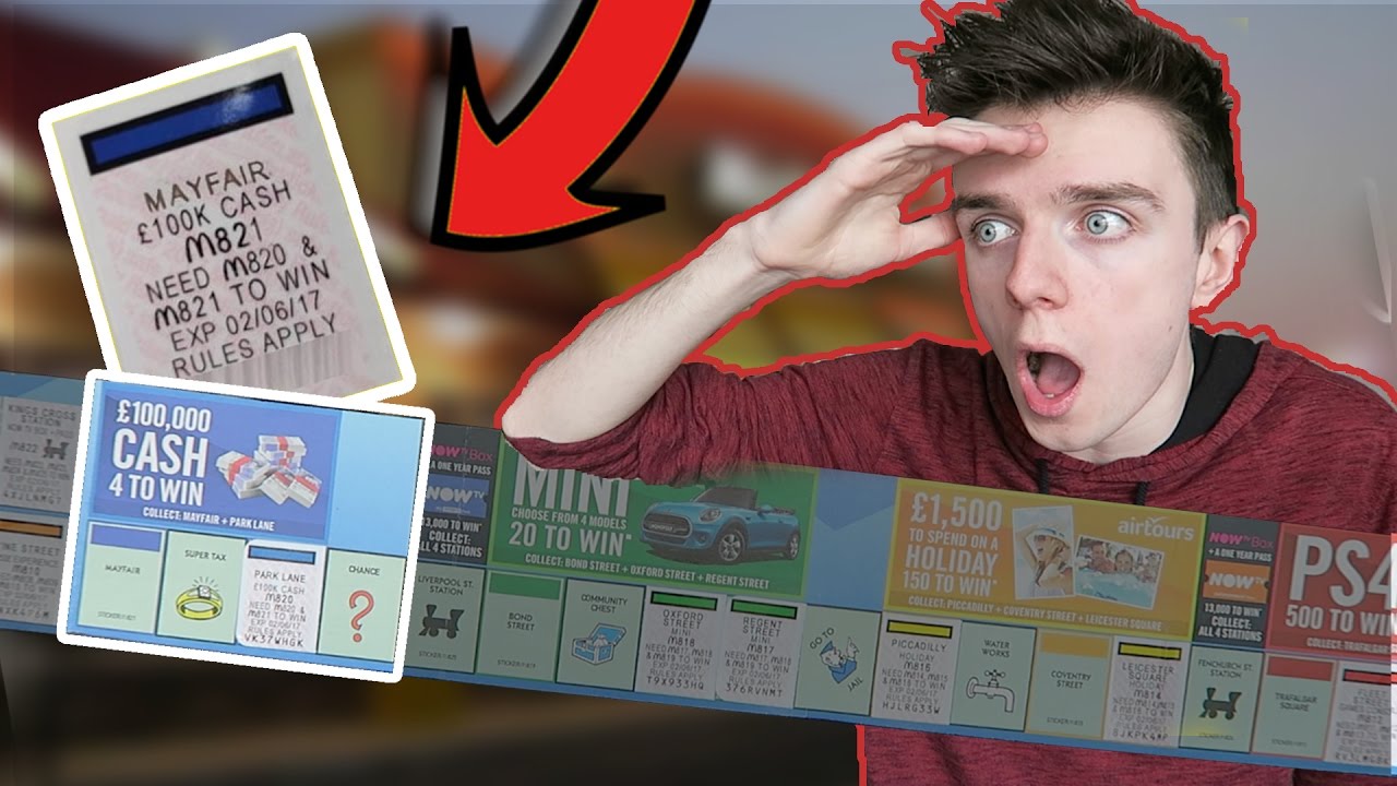 I Won on Mcdonalds Monopoly 2017!!! *GIVEAWAY*