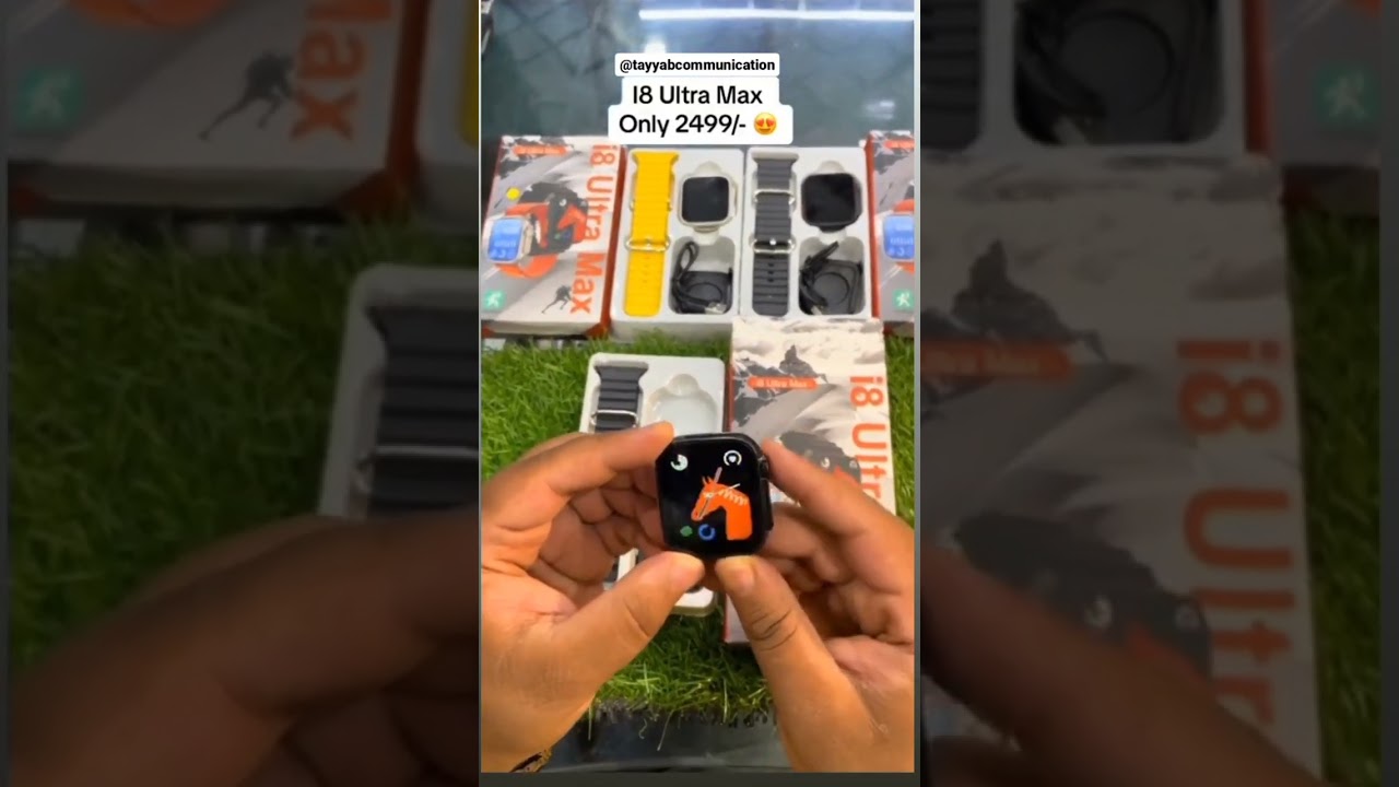i8 ultra max smartwatch #unboxing #unboxingvideo #smartdevice #allahuakbar