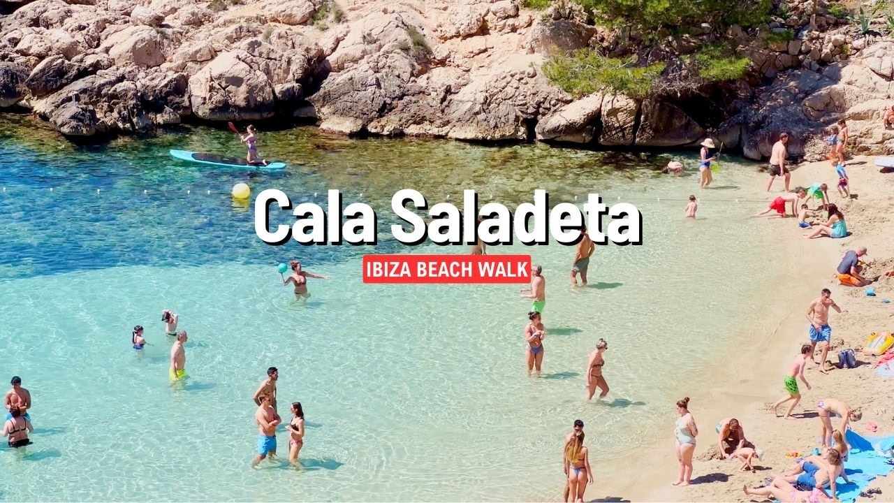 IBIZA ⛱️ Cala Saladeta & Cala Salada 👙 Beach Walk