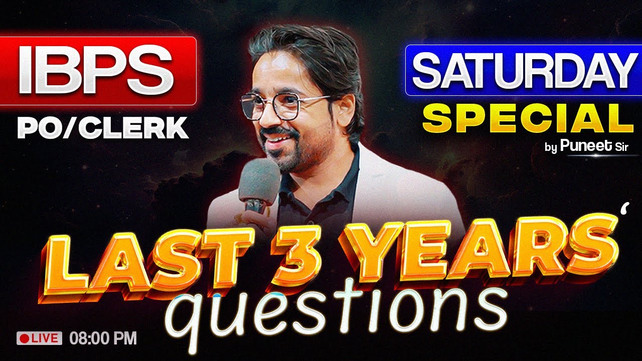 IBPS PO Pre 2025 | Last 3 Years Memory Based Questions | Reasoning by Puneet Sir