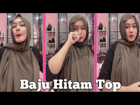 ica_icaa Baju Hitam top